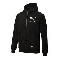 PUMA Athletics Hooded Sports Jacket Black 586542-51