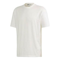 Men's Y-3 SS21 Casual Logo Short Sleeve White T-Shirt FN3359