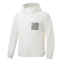 Li-Ning Way Of Wade Graphic Full Zip Hooded Jacket 'White' AFDT319-3