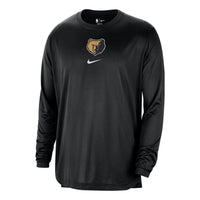 Nike x NBA Dri-Fit Memphis Grizzlies City Edition Long Sleeve 'Black' FB3599-010