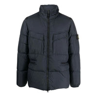 STONE ISLAND Waffen Patch Crinkle Labs Down Padded Jacket 'Black' 771540123-V0020