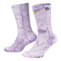 Nike Everyday Plus Cushioned NBA Crew Socks 'White Purple' DA5074-102