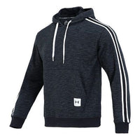 Under Armour Essential Heritage Fleece Hoodie 'Black White' 1373813-001