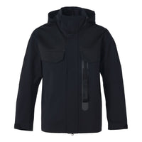 Men's Nike Sportswear Tech Pack Sports Storage Simple Hooded Jacket Black CZ9310-010