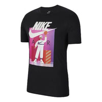 Nike Sportswear Printing Short Sleeve 'Airman Futura Black' CW0411-010
