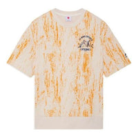 Li-Ning Sports Casual T-Shirt 'Orange White' AAES007-2