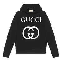 Gucci Hoodies Interlocking G 'Black White' 475374-X3Q25-1289