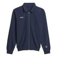 adidas originals Ewood Tt Solid Color Sports Jacket Blue GT1819
