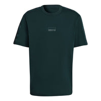 adidas originals R.y.v. Logo Tee Loose Sports Crewneck Short Sleeve Green H11497