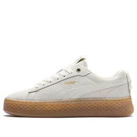 (WMNS) PUMA Smash Platform Frill 'White Gold' 366928-04