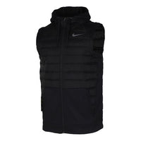 Nike Full-length zipper Cardigan Training hooded vest Jacket Black BV4535-011