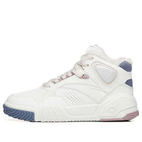 (WMNS) ANTA High-Top Skateboard Sneakers 'White Grey Flame' 122248990R-1