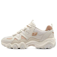 (WMNS) Skechers D'Lites 2.0 'White Pink' 896152-NAT