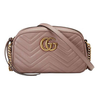 (WMNS) Gucci GG Marmont Small Matelasse Shoulder Bag 'Dusty Pink' 447632-DTD1T-5729