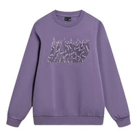 Li-Ning x Phil Hackett Graphic Loose Fit Sweatshirt 'Purple' AWDT949-2