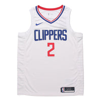 Nike NBA Quick Dry Sports Basketball Jersey/Vest SW Fan Edition 2020 Season Los Angeles Clippers Leonard 2 White CW3594-100