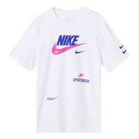 Nike Alphabet Sports Short Sleeve White CU0079-100