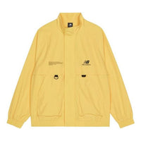New Balance Men's New Balance Alphabet Pattern Solid Color Jacket Yellow AMJ13362-LHZ