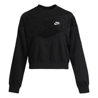 (WMNS) Nike Sportswear HRTG Crew 'Black' CZ1877-010