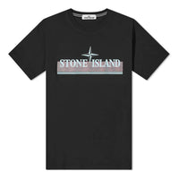 STONE ISLAND Tricromia Print T-shirt 'Black' 76152NS92-V0029