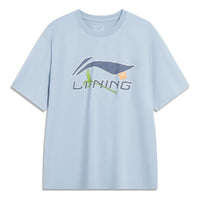 Li-Ning Essential Logo T-shirt 'Light Blue' AHST757-4