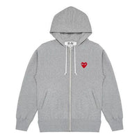 (WMNS) COMME des GARCONS PLAY Zip Hooded Jacket 'Grey' AZ-T167-051-1
