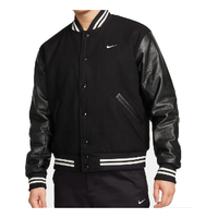 Nike Authentics Varsity Jacket 'Black White' FD7846-010