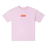 (WMNS) Converse Flaming Logo Oversized T-Shirt 'Pink' 10026466-A03