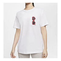 (WMNS) Nike AS W Sportswear Nike Sportswear Tee BOY SUMMER FUN 3 White CU9700-100