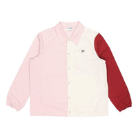 PUMA Embroidered Small Label Contrasting Colors Sports Woven Logo Jacket Pink 532172-36