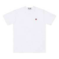 COMME des GARCONS PLAY Basic T-Shirt Mini Red Emblem 'White' AZ-T304-051-2