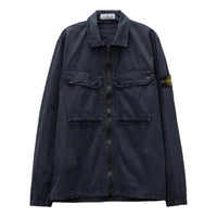 STONE ISLAND Old Effect Overshirt 'Navy Blue' 7915102WN-V0120
