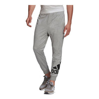 Men's adidas Pants Large Logo Sports Pants/Trousers/Joggers Gray HE1826