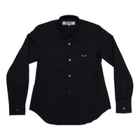 (WMNS) COMME des GARCONS PLAY Shirt Black Emblem 'Black' AZ-B003-051-1