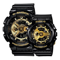 CASIO G-Shock Analog-Digital 'Black Gold' BA-110-1APR+GA-110GB-1APR