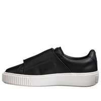 (WMNS) PUMA Basket Platform Big Strap 'Black' 364123-01