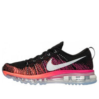 (WMNS) Nike Flyknit Max BLACK/WHITE-PNK FOIL-H 620659-016