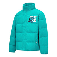 Li-Ning x Disney Monster University Graphic Down Jacket 'Teal' AYMT117-3