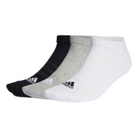 adidas Men Sports-wear Low 3 Pairs Socks 'White Black Grey' IC1333
