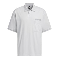 adidas Verbiage Polo Shirt 'Grey' IP3980