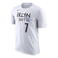 Nike x NBA Brooklyn NETS Kevin Durant T-Shirt 'White' DV5975-101