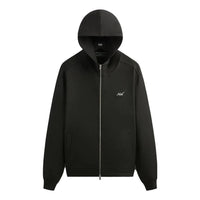 KITH Double Weave Selfridge Zip Up Hoodie 'Black' KHM031412-001