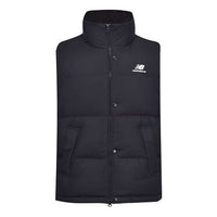 New Balance Casual Down Vest 'Black White' NJA4E013-BK
