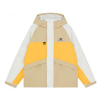 New Balance Trendy Color Block Jacket 'Beige White Yellow' AMJ13330-AUL