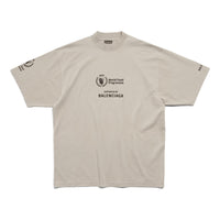 Balenciaga Wfp T-shirt 'Grey Black' 764235TQVB69763