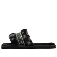 (WMNS) PUMA Fluff Remix Animal BX 'Black Grey' 390970-02