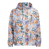 adidas Originals Knit COL AOP Jackets 'White Orange Purple' HR6438