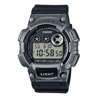 CASIO Sports Quartz Waterproof Shockproof Black Strap Mens Black Digital W-735H-1A3