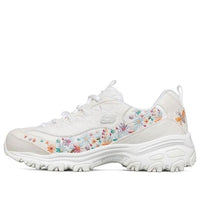 (WMNS) Skechers D'Lites 1.0 Low Running Shoes White 149465-WHT