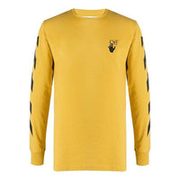 Men's Off-White Printing Yellow OMAB001F20FAB0081610
